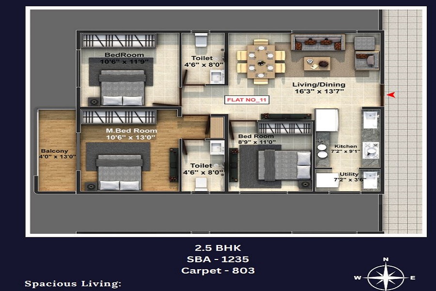 Typecal Floor Plan